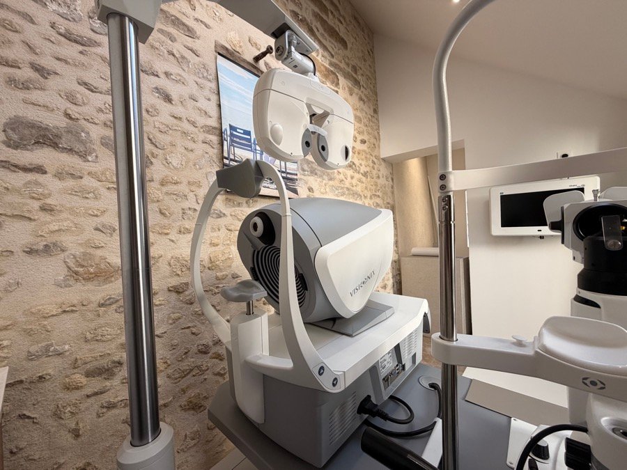Salle d'examen de la vue